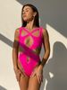 BODYSUIT, collection SOFT, Resilient fabric, Pink, L