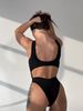 BODY, collection LEO, Lycra/Mesh, Black/Leo, L