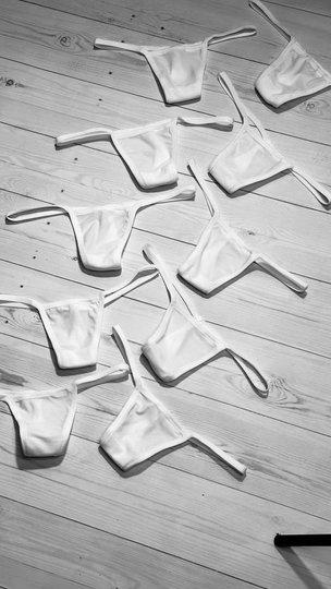 10-PACK PANTIES, collection LINGERIE, Lycra, White, L