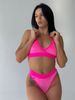 SET TOP AND BOTTOM, collection PEACH, Velvet, Pink, L