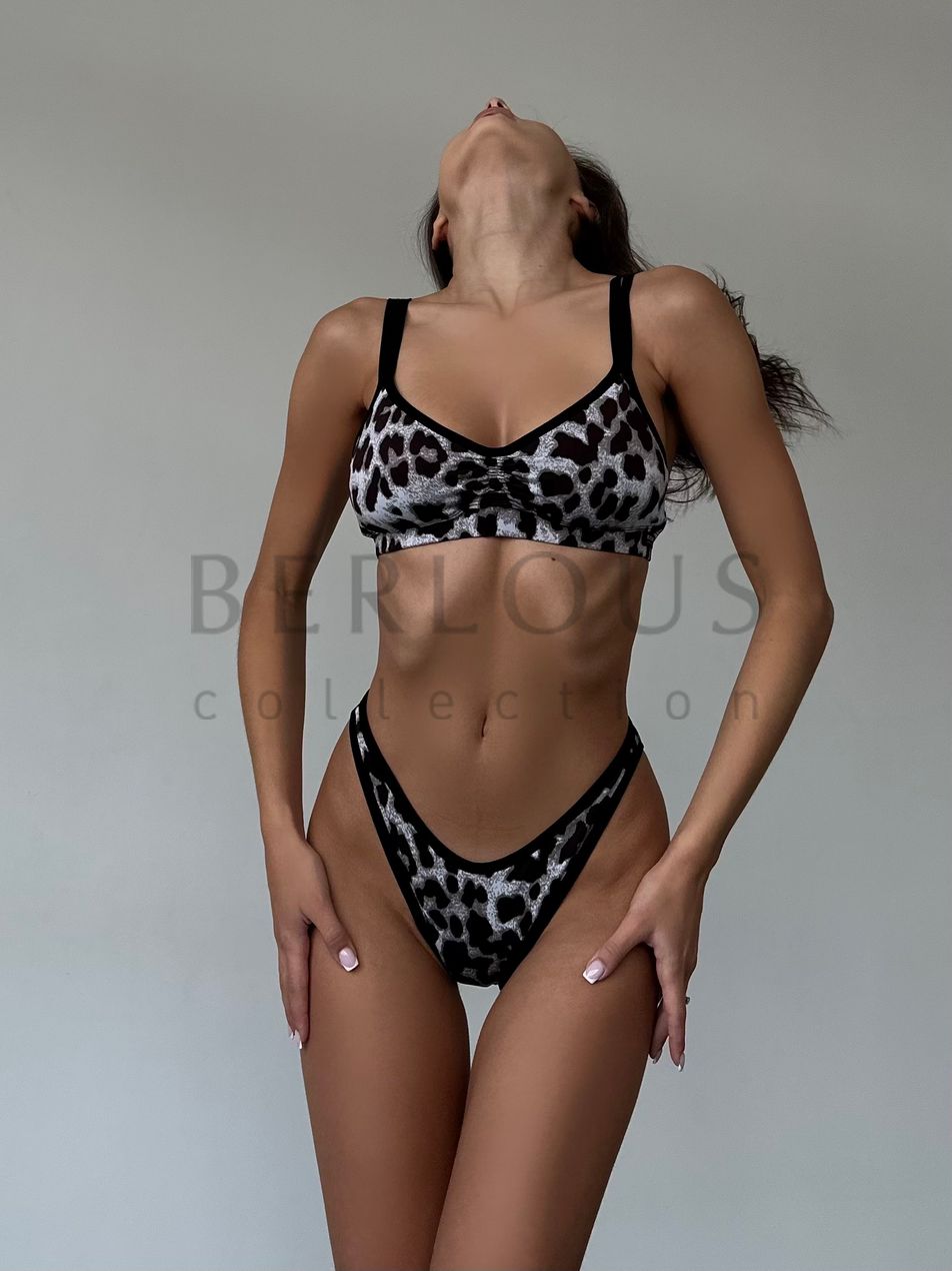 SWIMSUIT bikini, collection ART, Biflex Leo, L