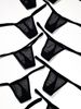 10-PACK PANTIES, collection LINGERIE, Mesh, Black, XS