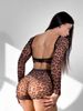 SET TOP AND SHORTS, collection LEO, Mesh, Leo, L