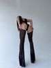 JUMPSUIT, collection SHADOW, Mesh, Black, L