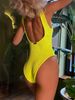 BODY basic, collection CURLY, Сrinkle Yellow, XS