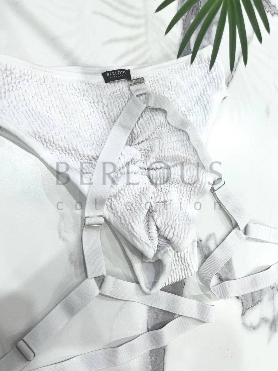 Removable garter, White