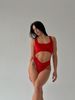 BODY DUO, collection PEACH, Velvet, Red, L
