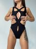 BODYSUIT, collection SOFT, Resilient fabric, Black, XS
