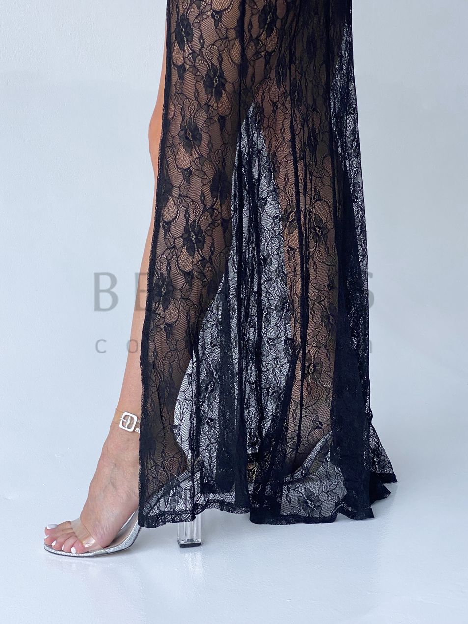 SKIRT, collection LACE, guipure Black, L